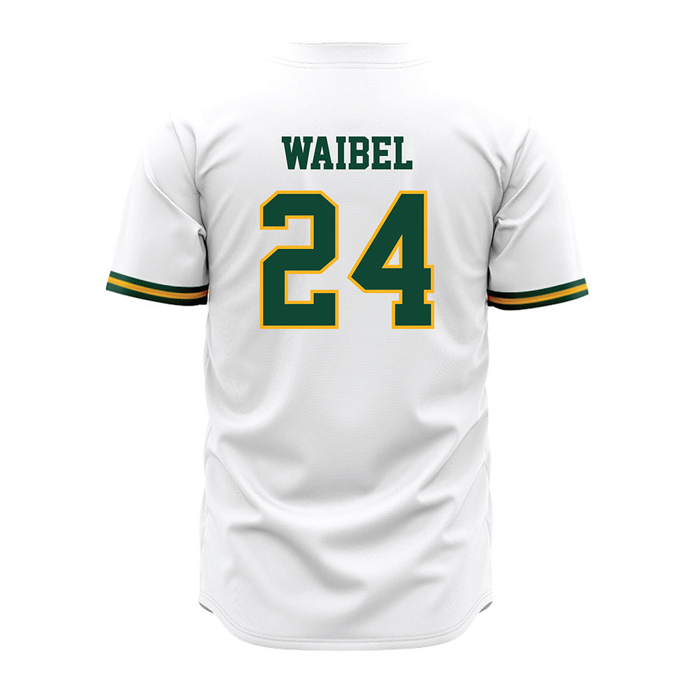 Baylor - NCAA Baseball : Cade Waibel - White Jersey-1
