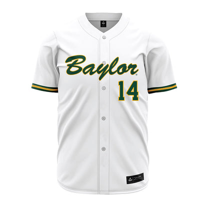 Baylor - NCAA Baseball : Cade Hansen - White Jersey-0