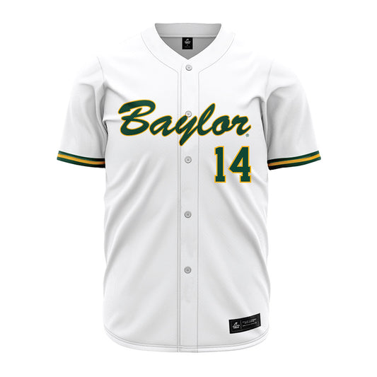 Baylor - NCAA Baseball : Cade Hansen - White Jersey-0