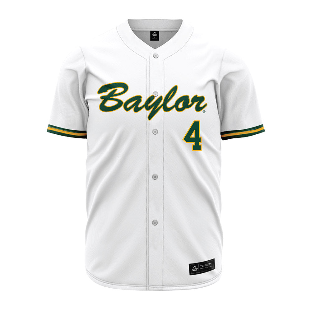 Baylor - NCAA Baseball : JJ Kennett - White Jersey-0