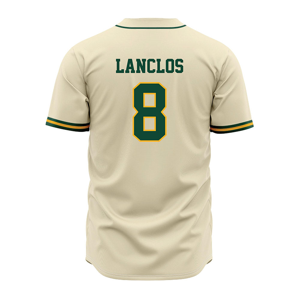 Baylor - NCAA Baseball : Cole Lanclos - Cream Jersey-1