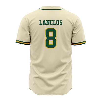 Baylor - NCAA Baseball : Cole Lanclos - Cream Jersey-1