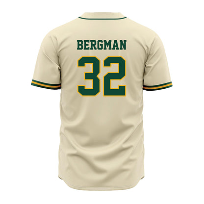 Baylor - NCAA Baseball : Caleb Bergman - Cream Jersey-1