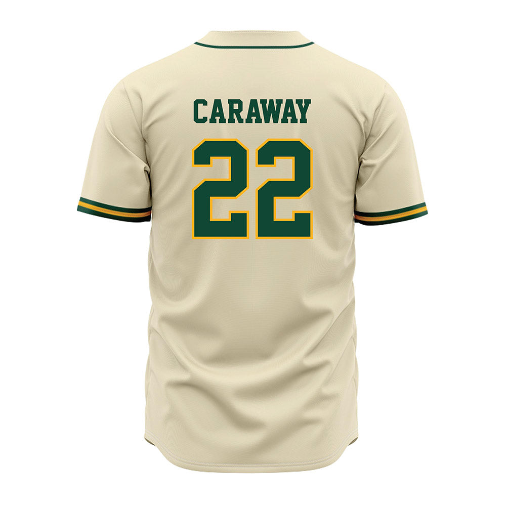 Baylor - NCAA Baseball : Bo Caraway - Cream Jersey-1