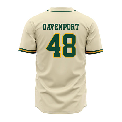 Baylor - NCAA Baseball : Lucas Davenport - Cream Jersey-1