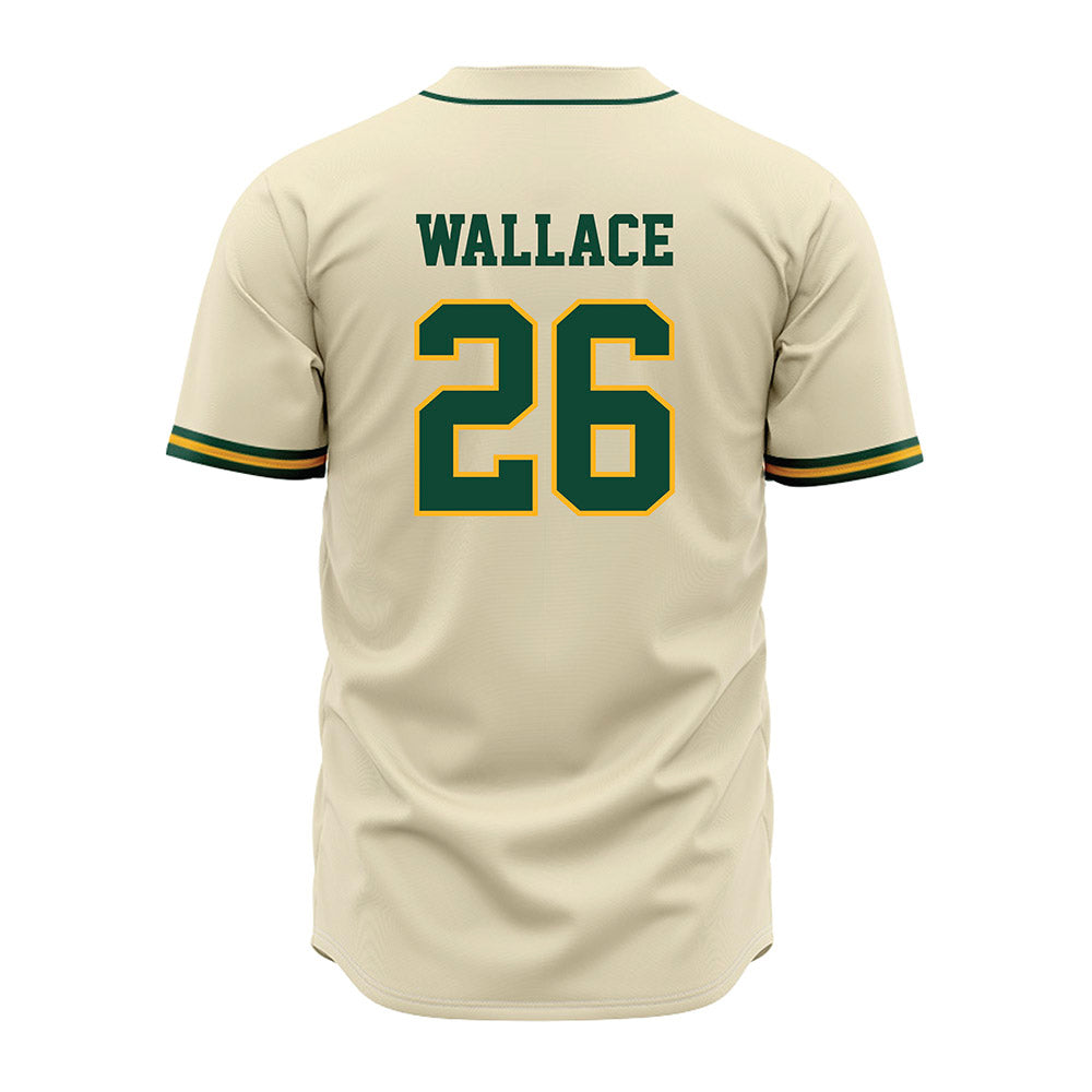 Baylor - NCAA Baseball : Zack Wallace - Cream Jersey-1