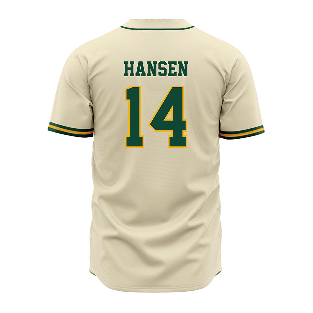 Baylor - NCAA Baseball : Cade Hansen - Cream Jersey-1