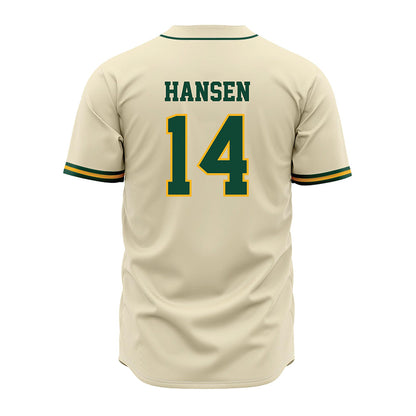 Baylor - NCAA Baseball : Cade Hansen - Cream Jersey-1