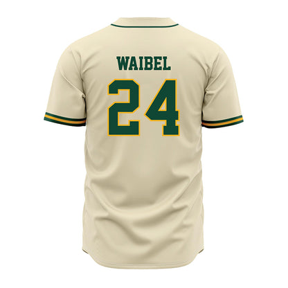 Baylor - NCAA Baseball : Cade Waibel - Cream Jersey-1