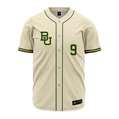 Baylor - NCAA Baseball : Brady Janusek - Cream Jersey-0