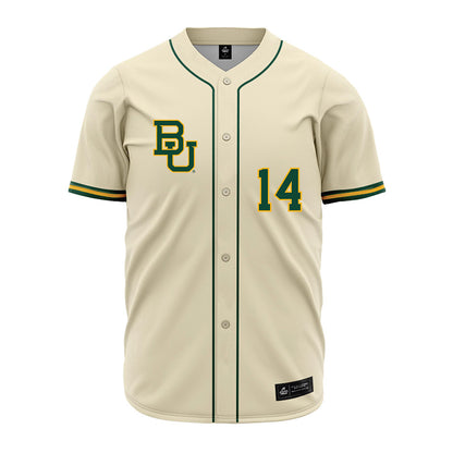 Baylor - NCAA Baseball : Cade Hansen - Cream Jersey-0