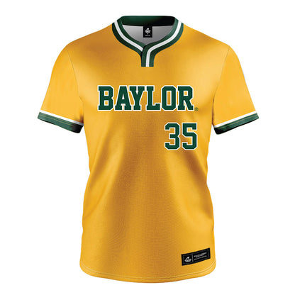 Baylor - NCAA Softball : Ella Brown - Gold Jersey-0