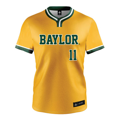 Baylor - NCAA Softball : Brooklyn Carter - Gold Jersey-0