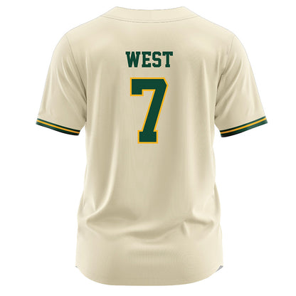 Baylor - NCAA Softball : Kaci West - Cream Jersey-1