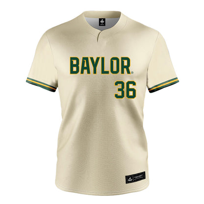 Baylor - NCAA Softball : Amber Toven - Cream Jersey-0
