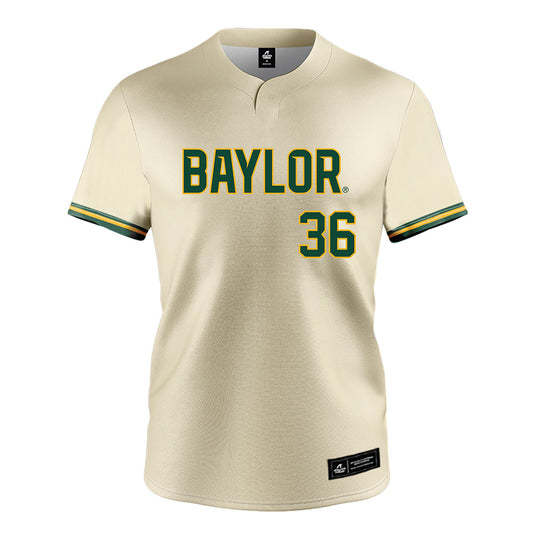 Baylor - NCAA Softball : Amber Toven - Cream Jersey-0
