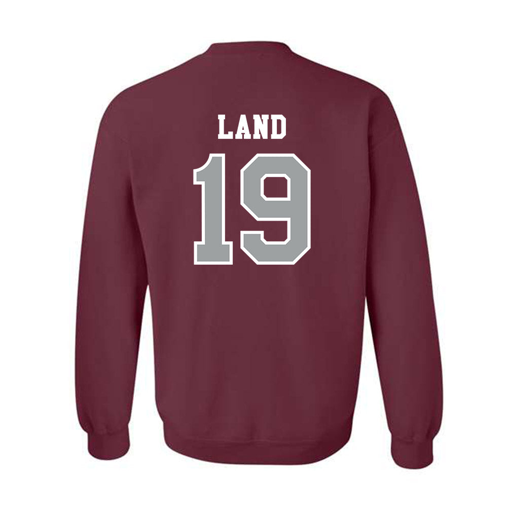 Texas A&M - NCAA Football : Paxton Land - Classic Shersey Crewneck Sweatshirt-1