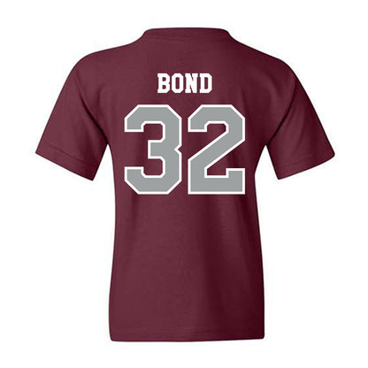 Texas A&M - NCAA Baseball : Hunter Bond - Classic Shersey Youth T-Shirt-1