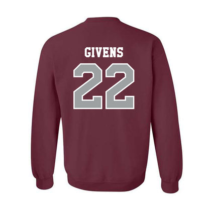 Texas A&M - NCAA Football : Tristian Givens - Classic Shersey Crewneck Sweatshirt-1