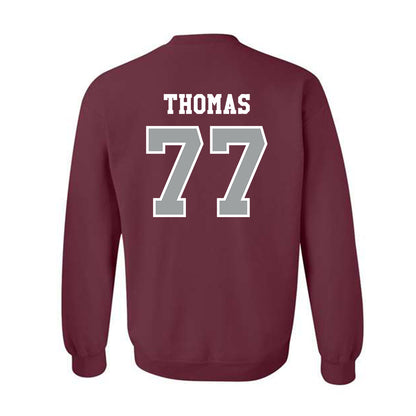 Texas A&M - NCAA Football : Tyler Thomas - Classic Shersey Crewneck Sweatshirt-1