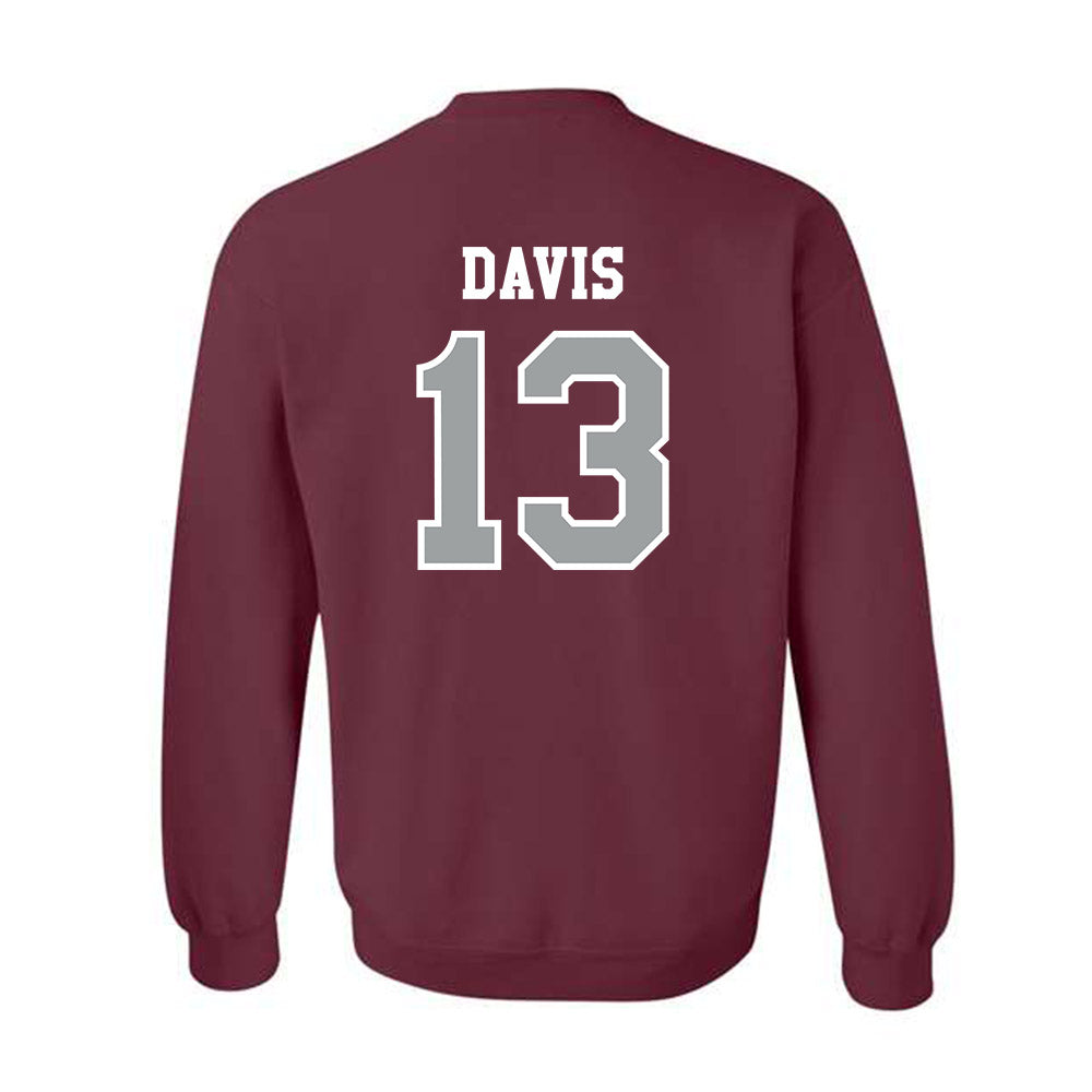 Texas A&M - NCAA Football : Myles Davis - Classic Shersey Crewneck Sweatshirt-1