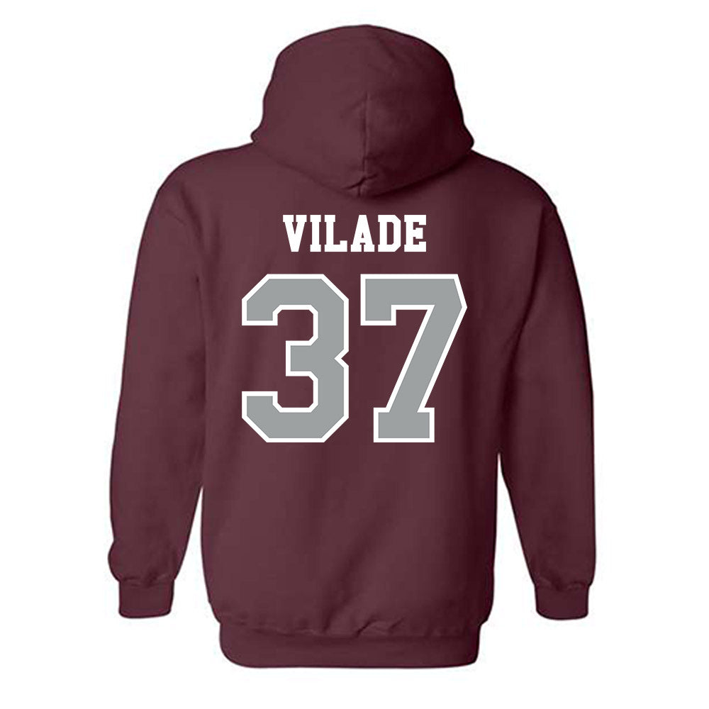 Texas A&M - NCAA Baseball : Trent Vilade - Classic Shersey Hooded Sweatshirt-1