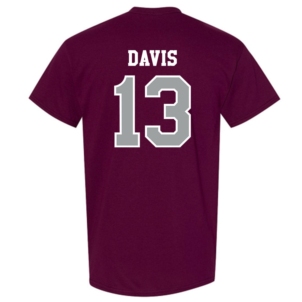 Texas A&M - NCAA Football : Myles Davis - Classic Shersey T-Shirt-1