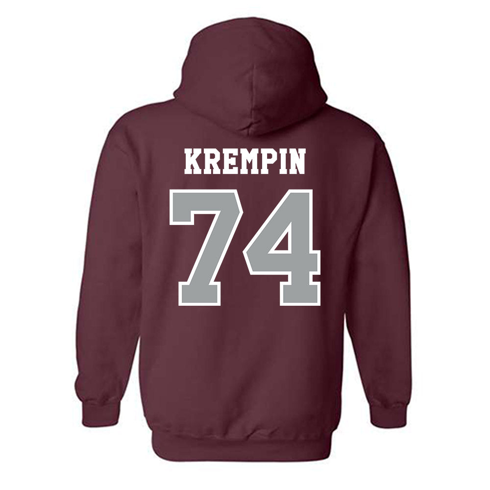 Texas A&M - NCAA Football : Zaden Krempin - Classic Shersey Hooded Sweatshirt-1