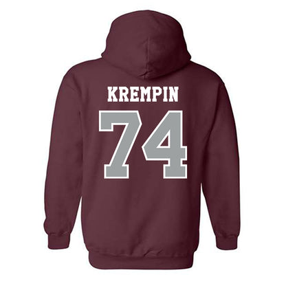Texas A&M - NCAA Football : Zaden Krempin - Classic Shersey Hooded Sweatshirt-1