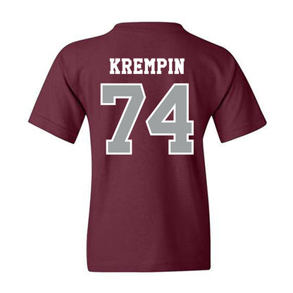 Texas A&M - NCAA Football : Zaden Krempin - Classic Shersey Youth T-Shirt-1