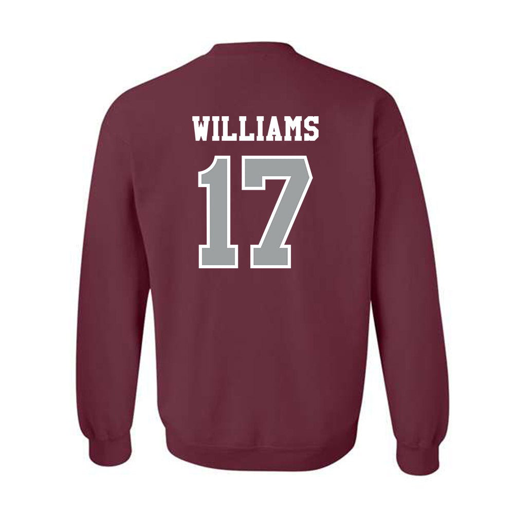 Texas A&M - NCAA Football : Madden Williams - Classic Shersey Crewneck Sweatshirt-1