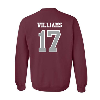 Texas A&M - NCAA Football : Madden Williams - Classic Shersey Crewneck Sweatshirt-1