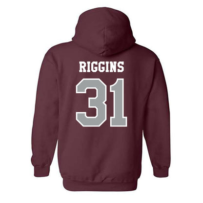 Texas A&M - NCAA Football : Kelvion Riggins - Classic Shersey Hooded Sweatshirt-1
