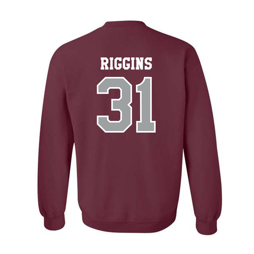 Texas A&M - NCAA Football : Kelvion Riggins - Classic Shersey Crewneck Sweatshirt-1