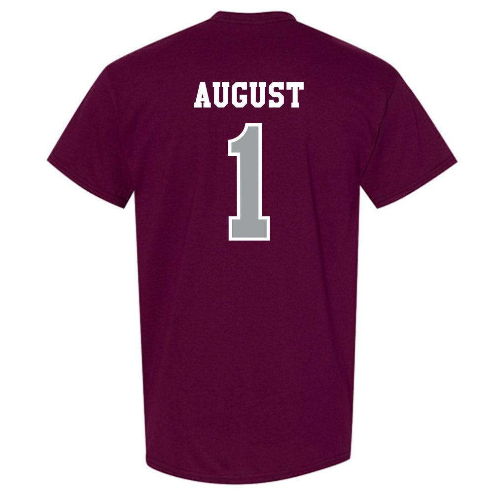 Texas A&M - NCAA Women's Soccer : Makenna August - Classic Shersey T-Shirt-1