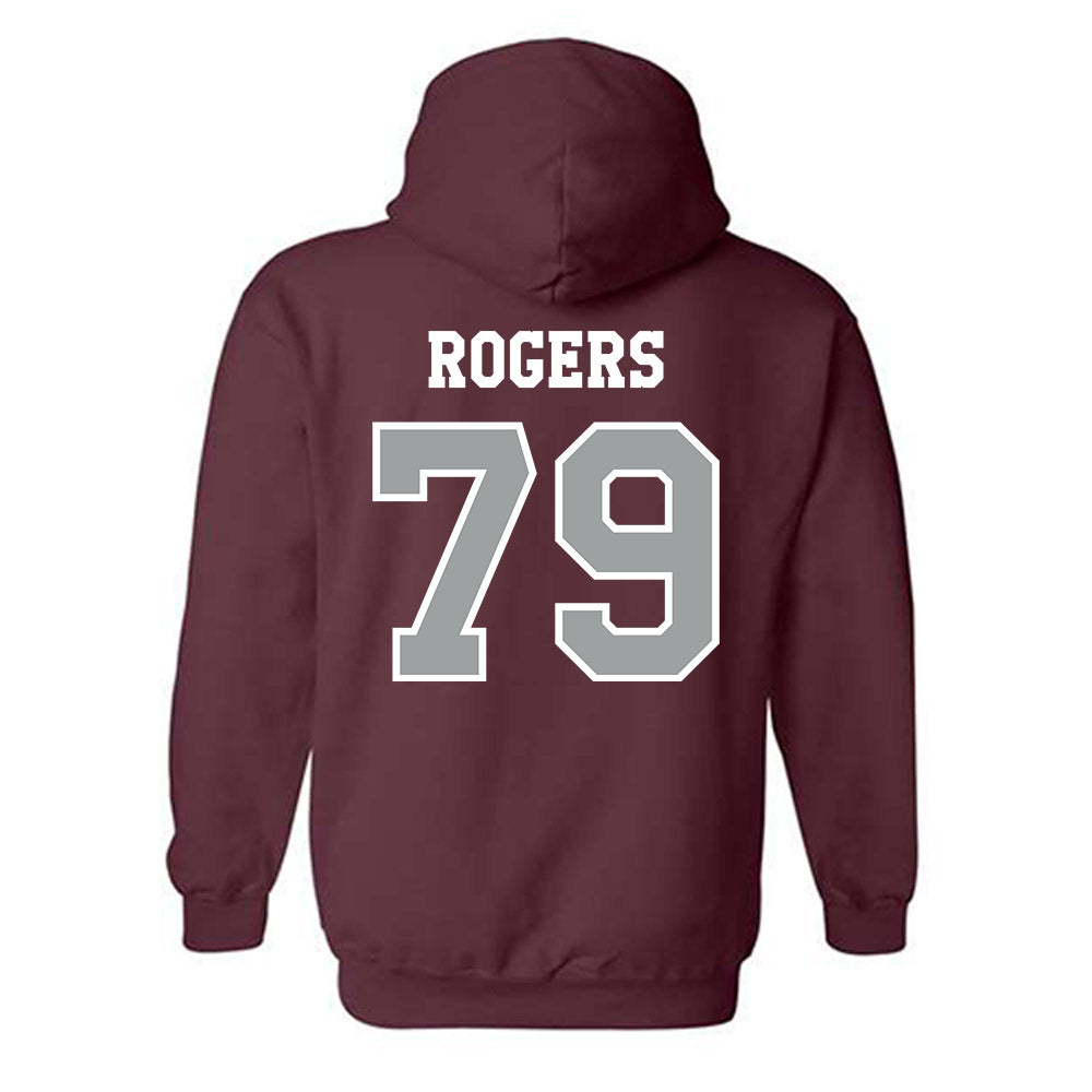 Texas A&M - NCAA Football : Lamont Rogers - Classic Shersey Hooded Sweatshirt-1