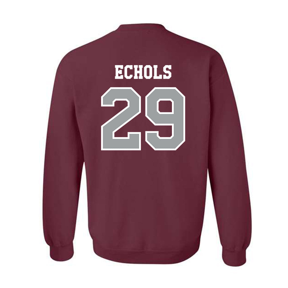 Texas A&M - NCAA Football : Justin Echols - Classic Shersey Crewneck Sweatshirt-1