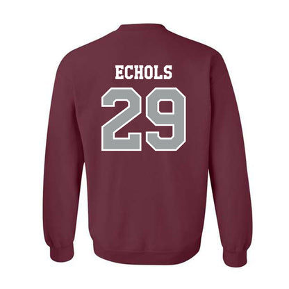 Texas A&M - NCAA Football : Justin Echols - Classic Shersey Crewneck Sweatshirt-1