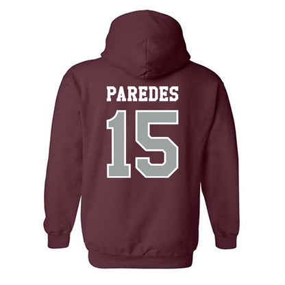 Texas A&M - NCAA Women's Soccer : Adelaide Paredes - Classic Shersey Hooded Sweatshirt-1