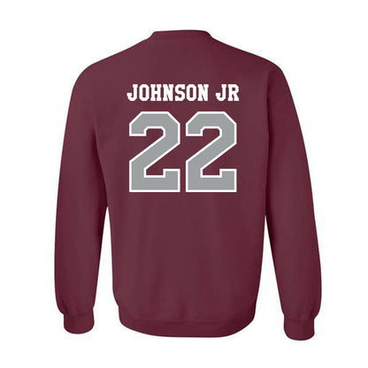 Texas A&M - NCAA Football : Rashad "Tom Tom" Johnson Jr - Classic Shersey Crewneck Sweatshirt-1