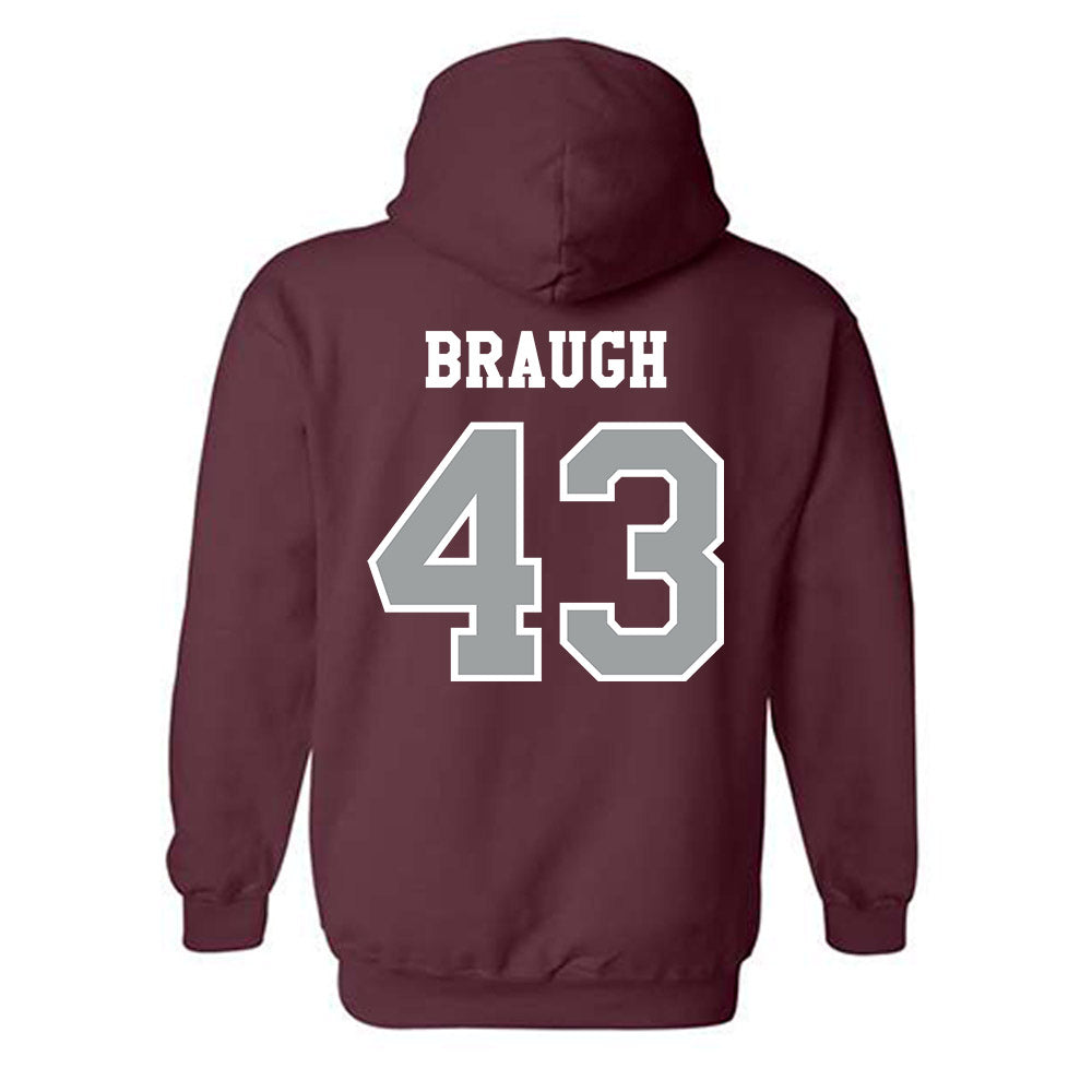 Texas A&M - NCAA Football : Carter Braugh - Classic Shersey Hooded Sweatshirt-1