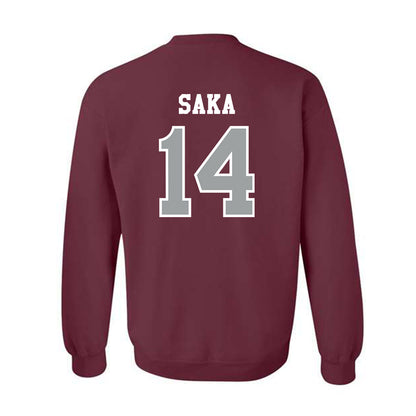 Texas A&M - NCAA Football : Anto Saka - Classic Shersey Crewneck Sweatshirt-1