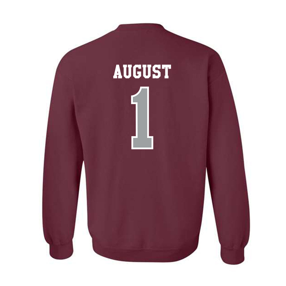 Texas A&M - NCAA Women's Soccer : Makenna August - Classic Shersey Crewneck Sweatshirt-1
