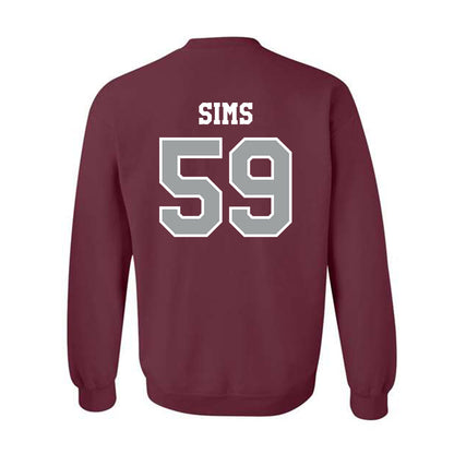 Texas A&M - NCAA Football : Chace Sims - Classic Shersey Crewneck Sweatshirt-1