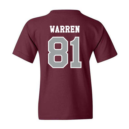 Texas A&M - NCAA Football : Jayden Warren - Classic Shersey Youth T-Shirt-1