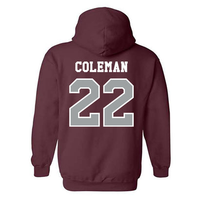 Texas A&M - NCAA Softball : Gracyn Coleman - Classic Shersey Hooded Sweatshirt-1
