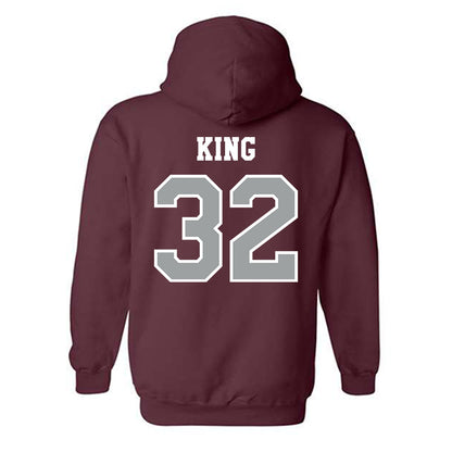 Texas A&M - NCAA Football : Taiyion King - Classic Shersey Hooded Sweatshirt-1