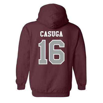 Texas A&M - NCAA Football : Helaman Casuga - Classic Shersey Hooded Sweatshirt-1