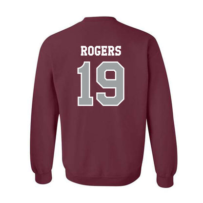 Texas A&M - NCAA Football : Bravion Rogers - Classic Shersey Crewneck Sweatshirt-1