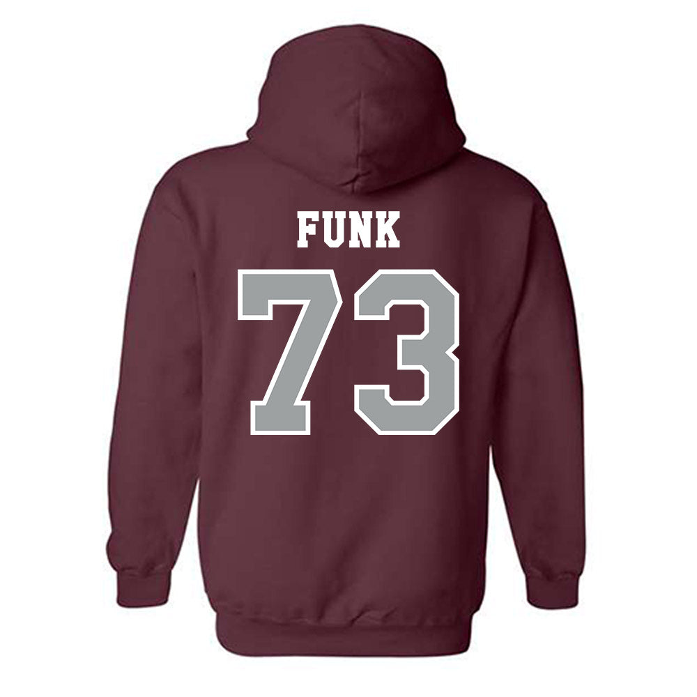 Texas A&M - NCAA Football : Ashton Funk - Classic Shersey Hooded Sweatshirt-1